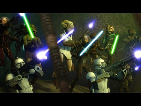 The Battle of Mon Cala (Part 2) [4K HDR] - Star Wars: The Clone Wars