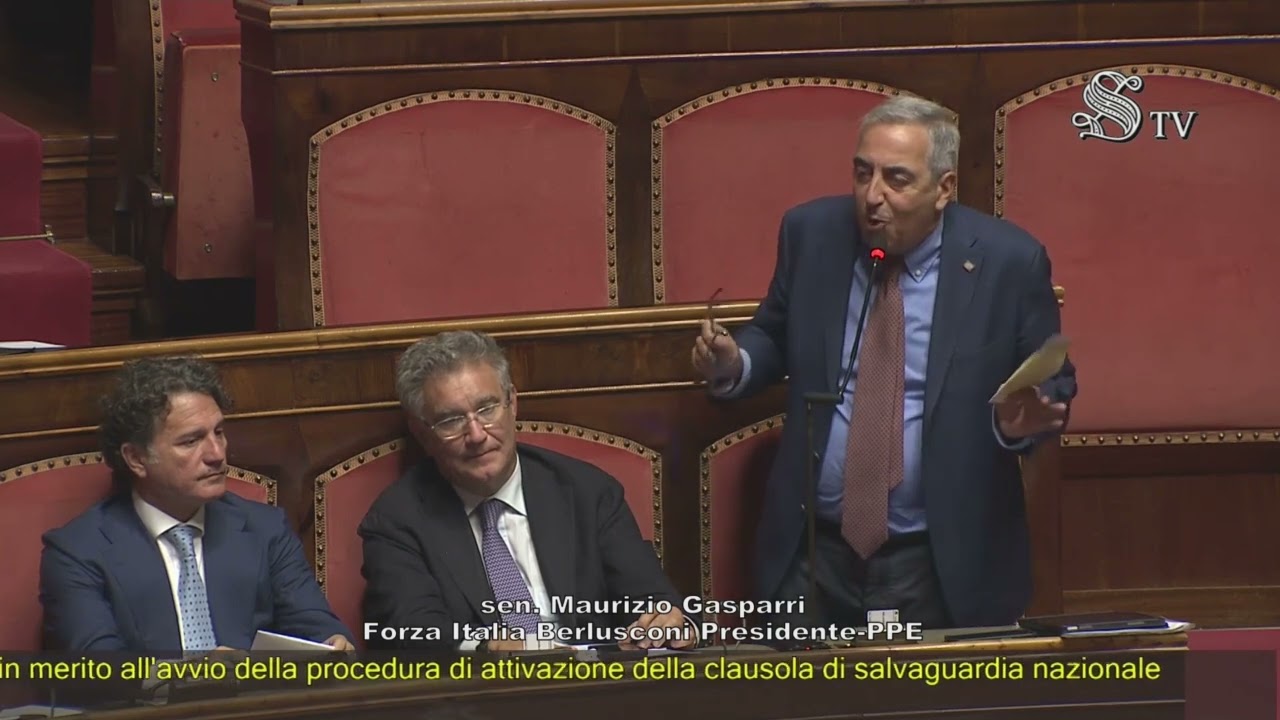 GASPARRI ATTACCA LA SINISTRA: "VOI STATE CON I NOTAV, NOI DALLA PARTE DELL'ORDINE E DELLA LEGALITÀ"