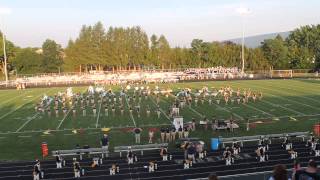 preview picture of video 'Montoursville Marching Band vs. Lewisburg September 5, 2014'