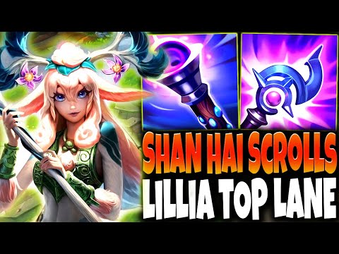 New Shan Hai Scrolls Lillia Skin is the most OP ONE YET (Max Pen Top Build) 🐐🔥 - League of Legends