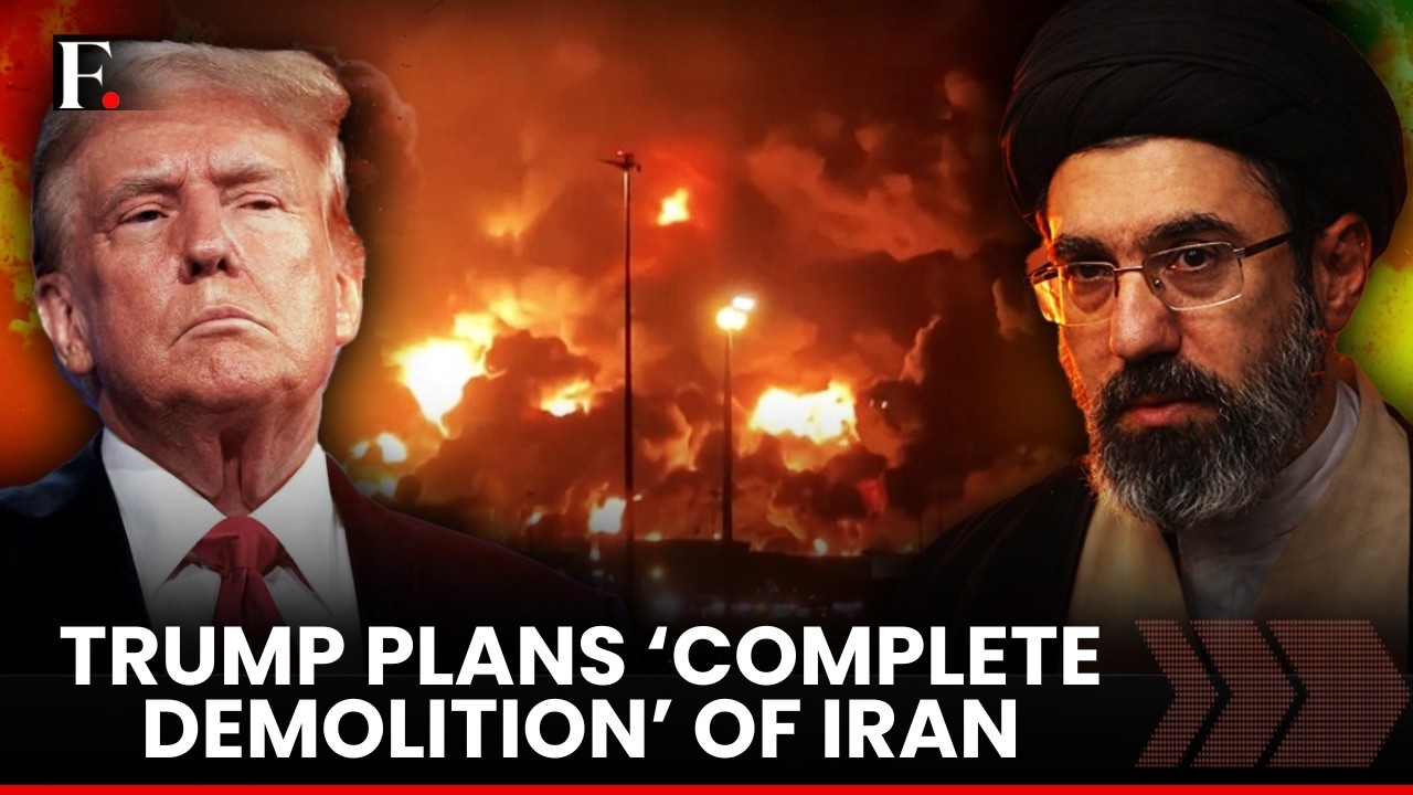 Trump Threatens 'Complete Demolition' of Iran If Deal Deadline Passes | US Iran War | Firstpost