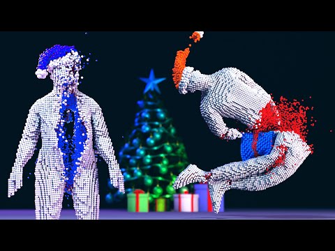Molecular Ragdoll Christmas