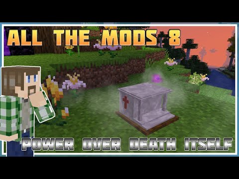 Insane Minecraft Adventure: Deadly Tombstone & Neural Networks in All The Mods 8 #4