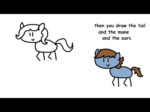 Drawing Stick Ponies song - Round Trip & TPressleyJ