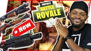 FIRST TIME GETTING MY HANDS ON THE NEW SHOTTY! - FortNite Battle Royale Ep.107
