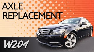 2008-2017 Mercedes C-Class & E-Class Rear Axle Shaft: Diagnosing Clicks ...