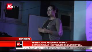 REHBERLİK VE ARAŞTIRMA MERKEZİ ORTAK SINAVLAR İÇİN VELİLERİ BİLGİLENDİRİYOR…