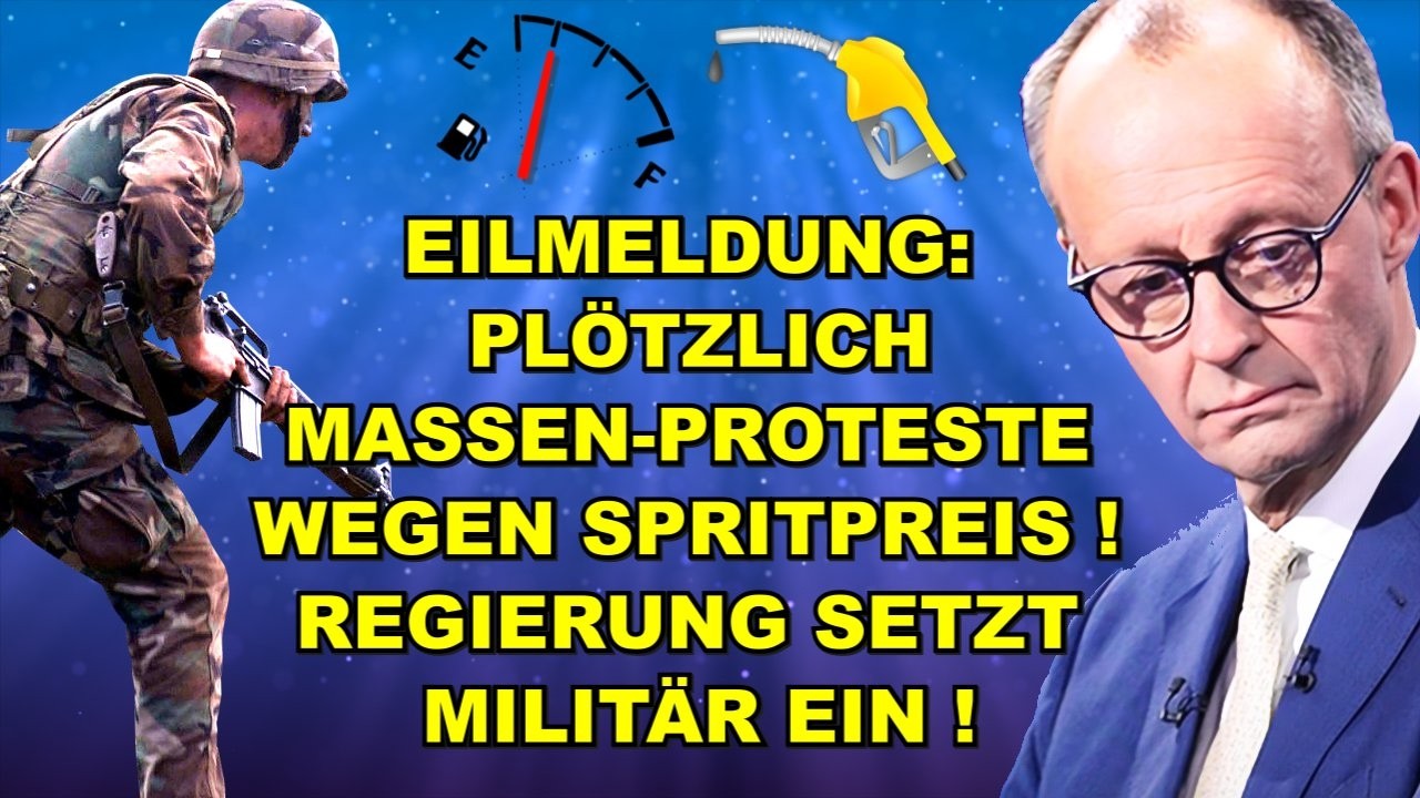 EIL: MASSEN-PROTESTE wegen SPRIT! MILITÄR!