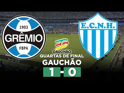 CARLOS VINÍCIUS MARCA DE PÊNALTI E CLASSIFICA O GRÊMIO NO GAUCHÃO! GRÊMIO 1 x 0 NOVO HAMBURGO