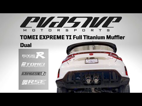 TOMEI ExpremeTi Dual Muffler ---Evasive Motorsports Civic Type-R FL5