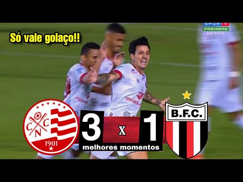 Gols e lances de Náutico x Botafogo-SP