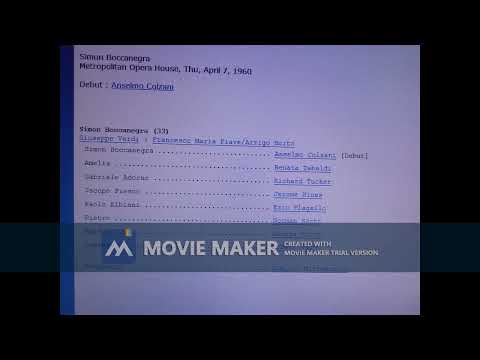 VERDI: SIMON BOCCANEGRA -TRIO -Colzani-Tebaldi-Tucker-Dimitri Mitropoulos (1960)