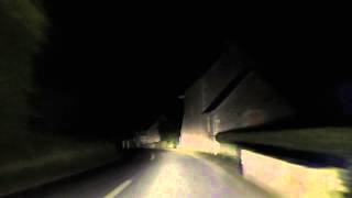 preview picture of video 'Driving At Night Through 22160 Saint Servais, Côtes d'Armor, Brittany, France 13th August 20134'