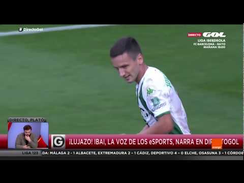 Ibai narra Osasuna-Cordoba GolTV 13-10-2018