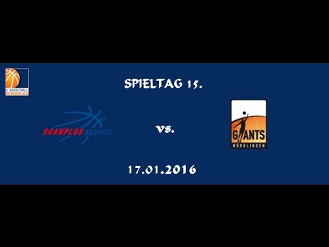 17.01.2016 Spieltag 15. ScanPlus Baskets Elchingen - Giants