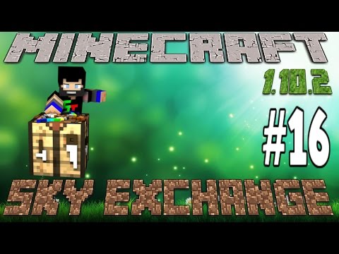 Minecraft Sky Exchange 1.10.2 - Hydroangeas Mana Enchanting And Quest Complete (16)