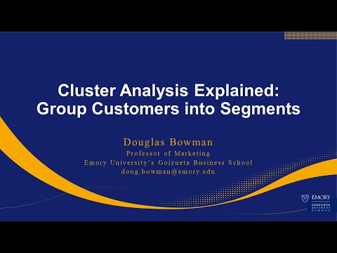 Cluster Analysis Explained