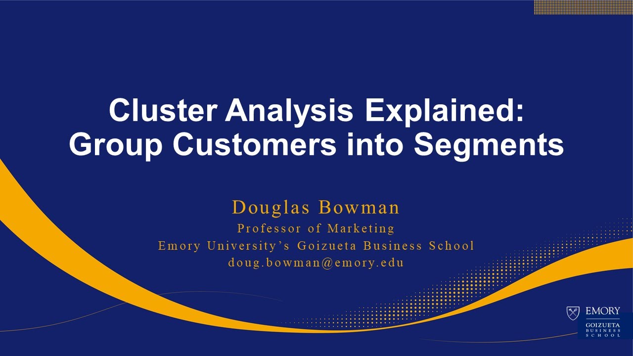 Cluster Analysis Explained