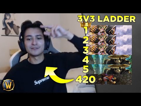 Pushing for RANK 1 in Arena w/ the Main Team | Pikaboo WoW Arena