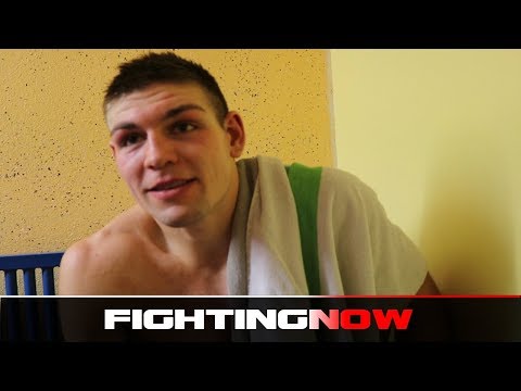 VINCENT FEIGENBUTZ NACH OPALACH SIEG IN DER KABINE IM INTERVIEW