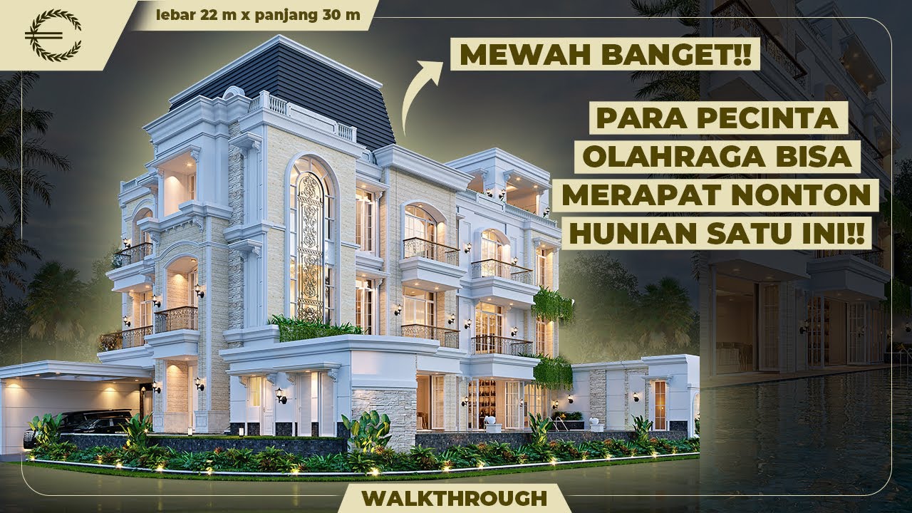 Video 3D Mr. WJY Classic House 4 Floors Design 