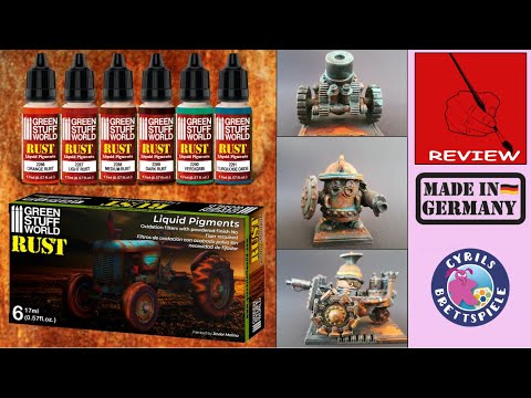 Wie male ich Rost & flüssige Pigmente
