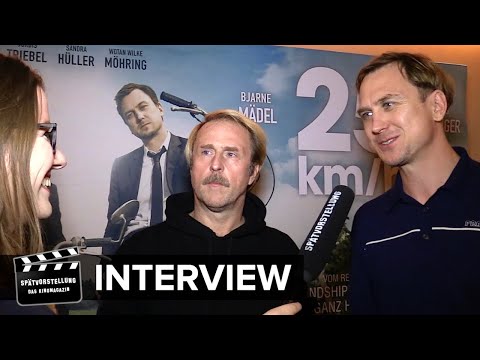 "25 km/h": Bjarne Mädel, Lars Eidinger and Markus Goller in an interview