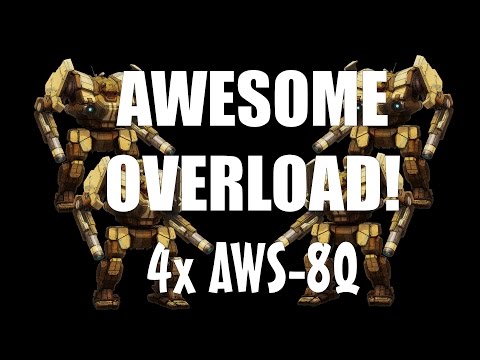 Awesome Overload! Full AWS-8Q Lance - MechWarrior Online