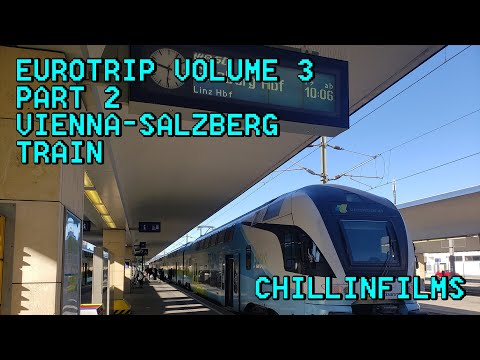 Westbahn Rail Vienna to Salzberg, Austria!