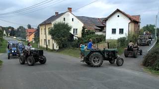 preview picture of video 'Spanílá jízda na traktoriádě v Hůrce'