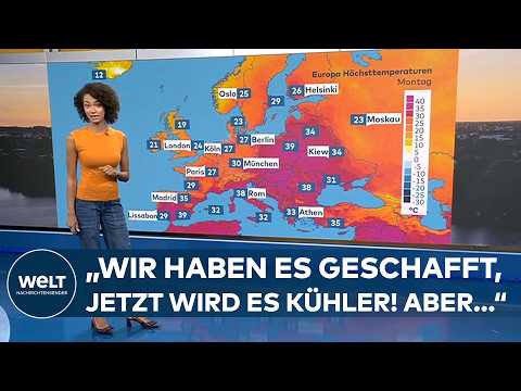 Video Thumbnail: HITZE IN DEUTSCHLAND: Schauer und Gewitter bringen leichte Abkühlung!