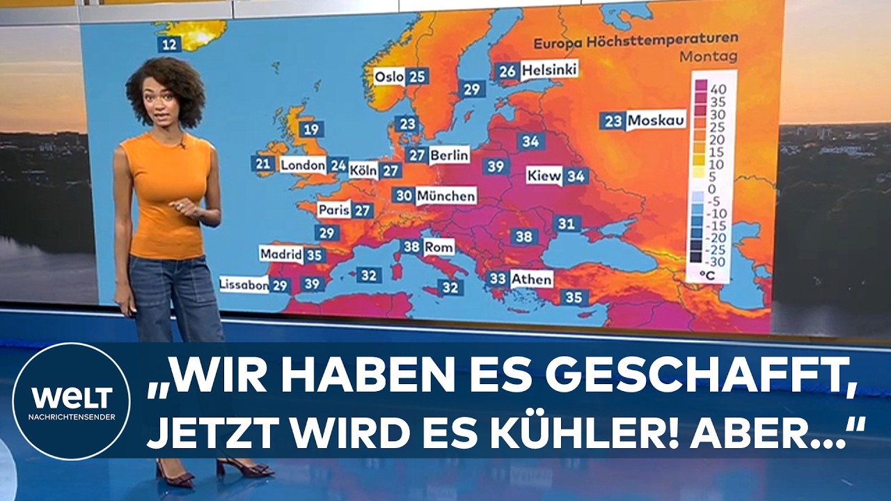 HITZE IN DEUTSCHLAND: Schauer und Gewitter bringen leichte Abkühlung!