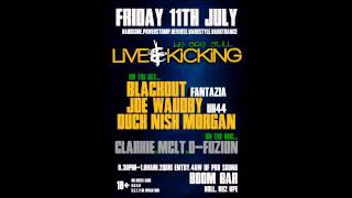 DJ Blackout / MC Clarkie @ Live & Kicking, Boom Bar, Hull 11/07/14 hardstyle / reverse bass