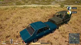 【PUBG】味方と車で殺しあった後にドン勝