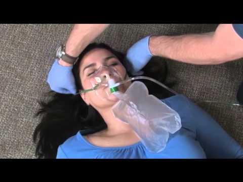 4 2 oxygen via non rebreather mask bls