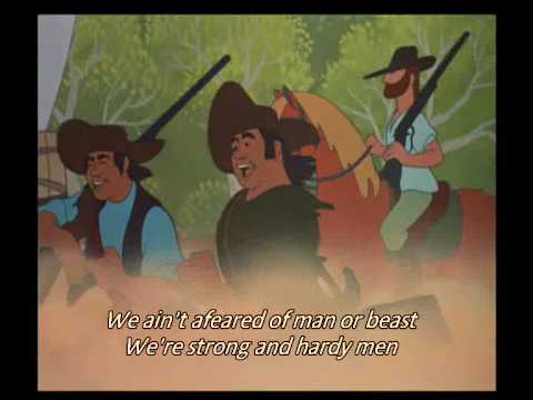 Melody Time - Get on a Wagon Rolling West (with subs)