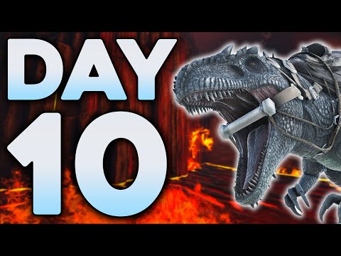 Defending my OP Golden Hall Cave VS an Alpha Tribe! - ARK PvP (Ft. @GaToLP)