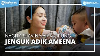 Akrabnya Rayyanza dan Ameena, Main Bareng saat Jenguk Anak ke-2 Aurel-Atta