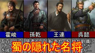 【三国志マニア必見】蜀の隠れた名将四選！【ゆっくり三国志武将紹介】