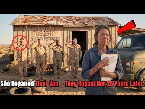 She Repaired Their Broken Van in 1983 — 25 Years Later, Four Veterans Changed Her Life Forever