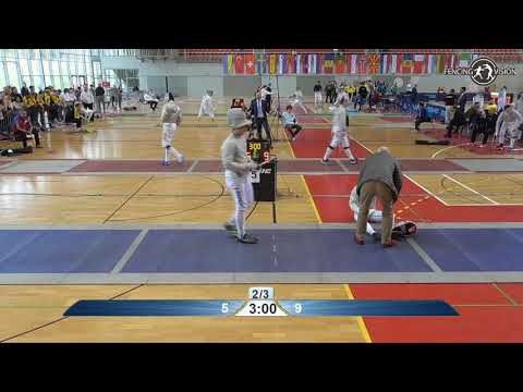 2020 xx T32 03 M S Individual Porec CRO ZC Cadets 5 STOYCHEV BUL vs SPITSYN RUS