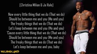 Ja Rule - Between Me and You ft. Christina Milian (Lyrics)