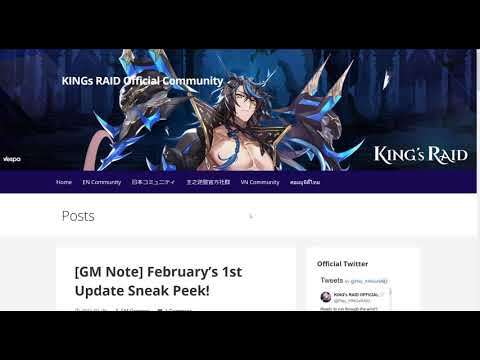 King's Raid - February's 1st Update Sneak Peek