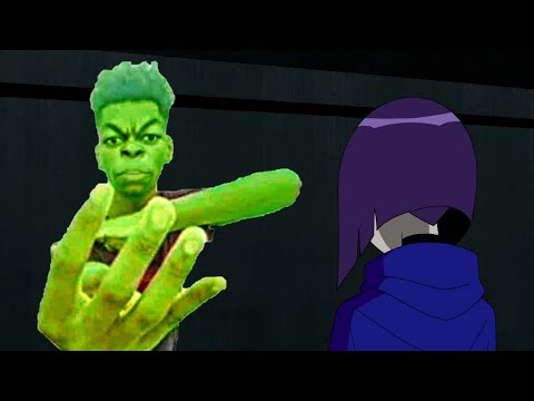 Beast Boy Shows Raven What 2 + 2 is