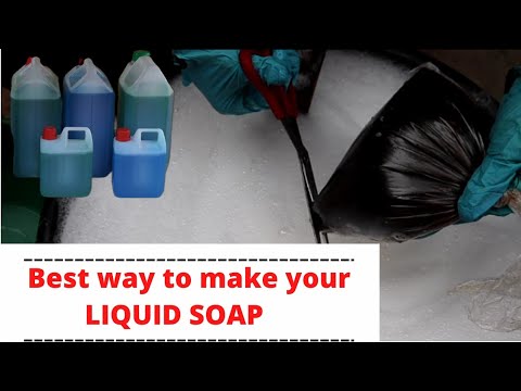 How to make 25Litres Liquid Soap/ Learn Liquid Soap from Start to Finish/Soap making