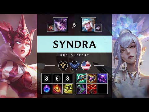 Syndra Support vs Janna - NA Diamond Patch 25.12