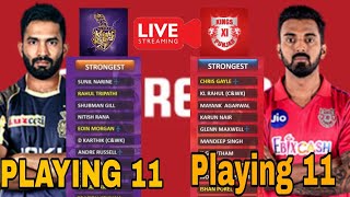 KINGS X1 PUNJAB VS KKR [ LIVE SCORE ]