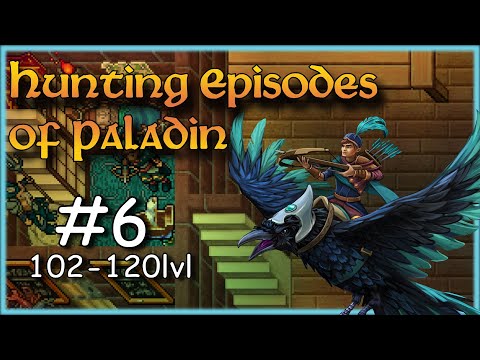 Tibia Paladin Series Ep. #6 East Minotaurs 1.2kk/h, Grim Reapers 1kk/h [150%] (102 - 120 lvl)