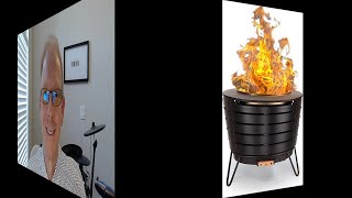 TIKI Smokeless Patio Wood Burning Outdoor Fire Pit - HONEST