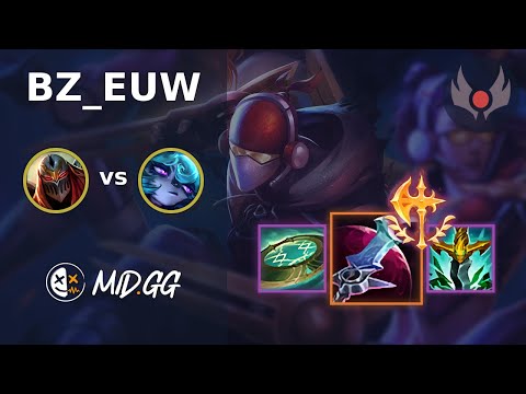 MID.GG: [ BZ_EUW ] Zed MID vs Vex | EUW GRANDMASTER | LOL Season 2025